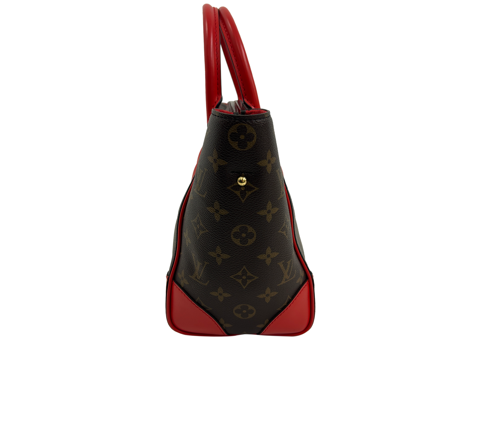 Phoenix PM, 1.900&euro;, Bolso, Marrón/Rojo, Canvas - General, Vista lateral